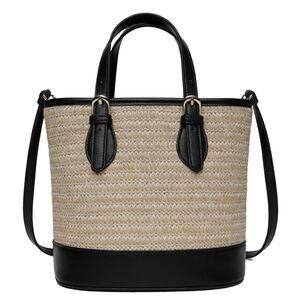 3672 Trendy ’s Straw Bucket Bag Straw Crossbody Bags Summer Beach Clutch